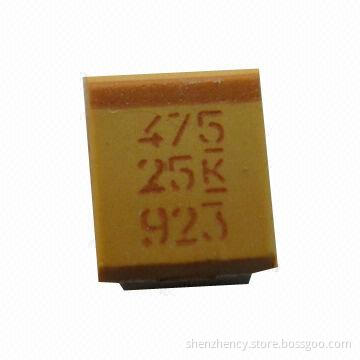 Tantalum Capacitor, T491B475K025AT with 2,000hrs Lifespan Test and 4 to 50V Voltage Ratings